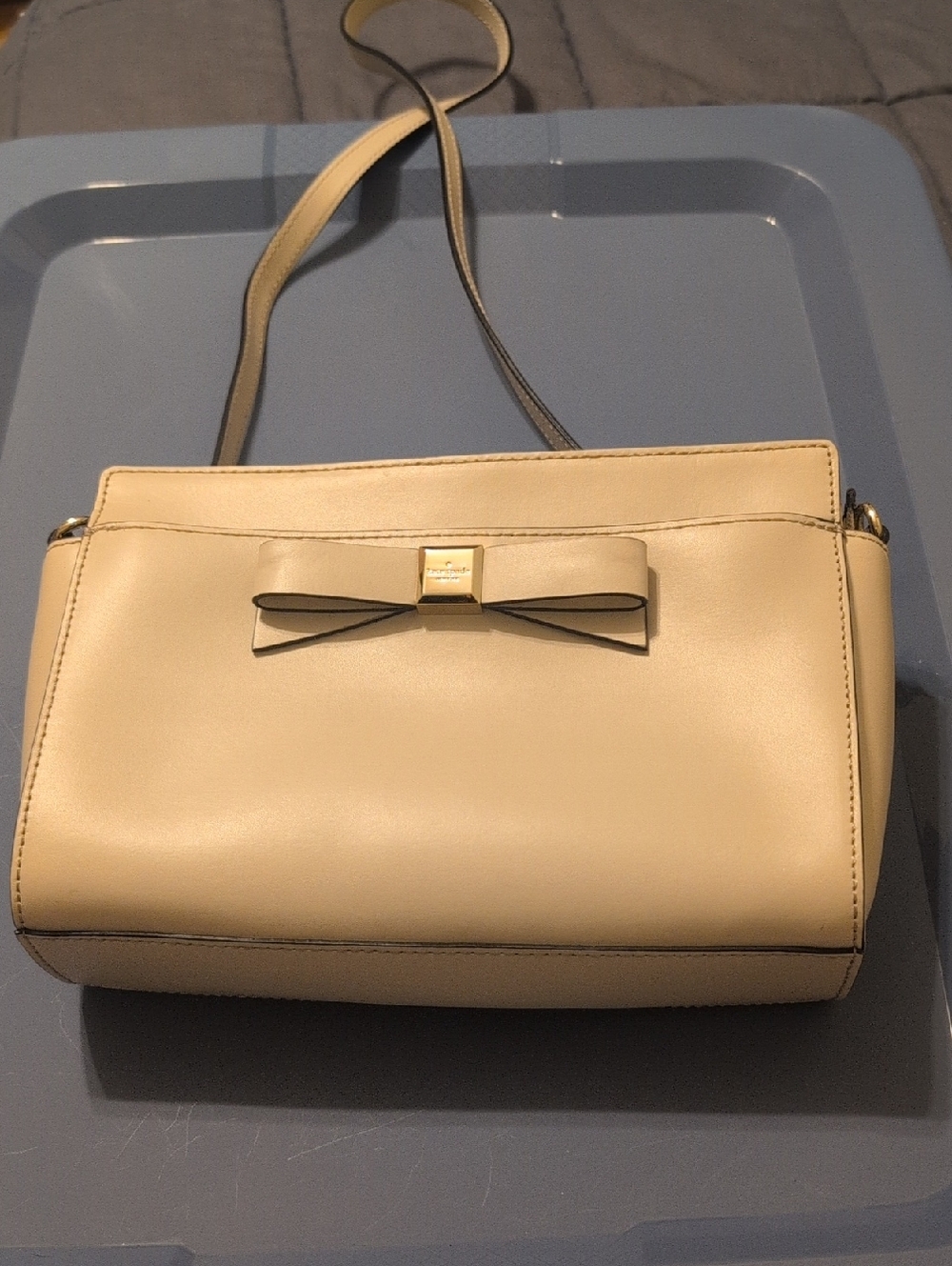 Kate Spade Perfect Beige Crossbody Shoulder Bag -